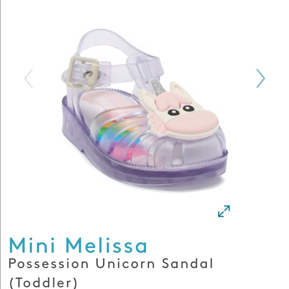 Mini Melissa Possession Unicorn Sandals